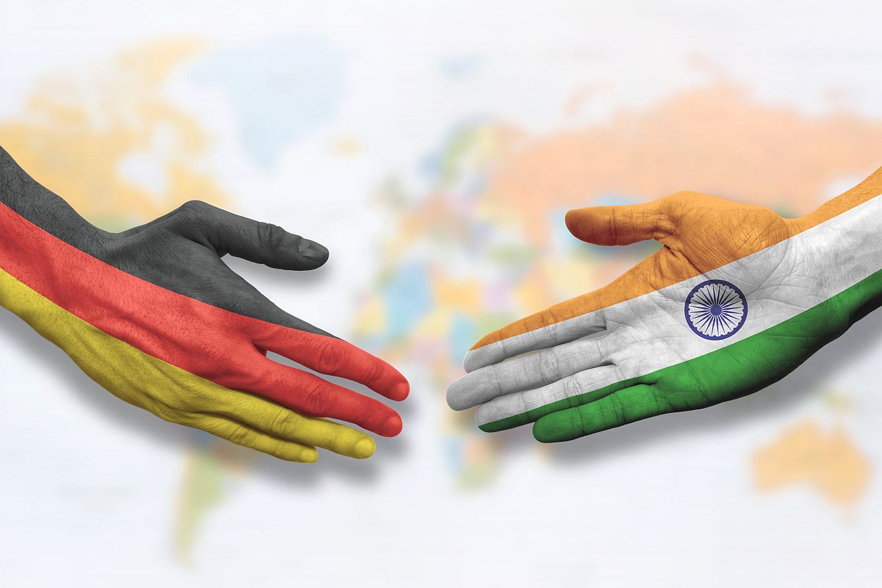 Handshake Germany India